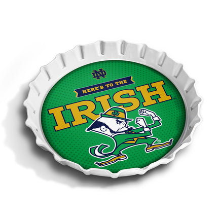 Notre Dame Fighting Irish Bottle Cap Serving Tray