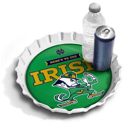 Notre Dame Fighting Irish Bottle Cap Serving Tray
