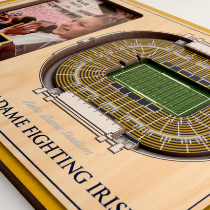 Notre Dame Fighting Irish 3D StadiumView Picture Frame