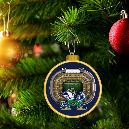 Notre Dame Fighting Irish 3D StadiumView Ornaments
