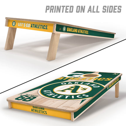 Oakland Athletics Cornhole Boards 2x4