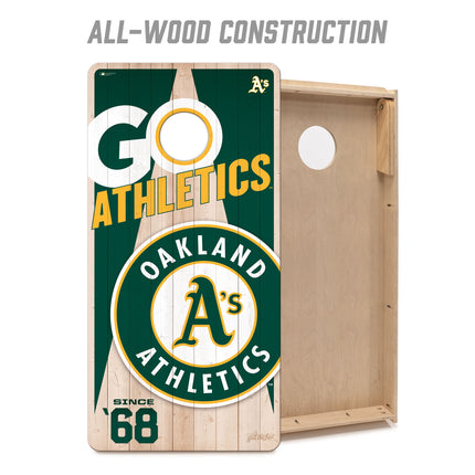 Oakland Athletics Cornhole Boards 2x4