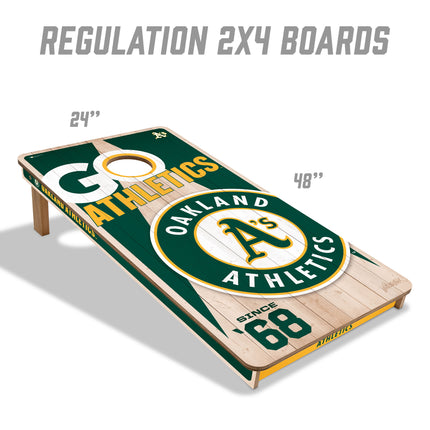 Oakland Athletics Cornhole Boards 2x4