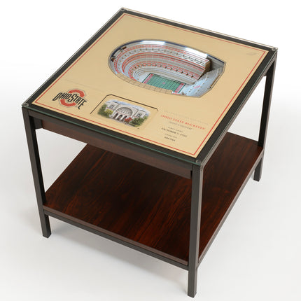 Ohio State Buckeyes 25-Layer StadiumView End Table