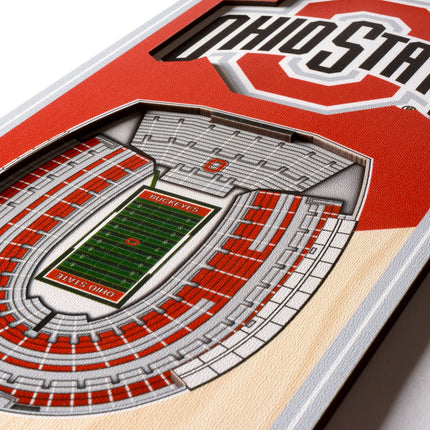 Ohio State Buckeyes 3D Stadium 6x19 Banners