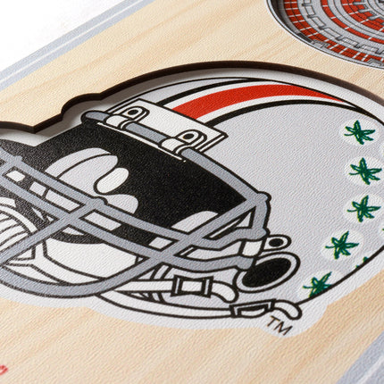 Ohio State Buckeyes 3D Stadium 6x19 Banners