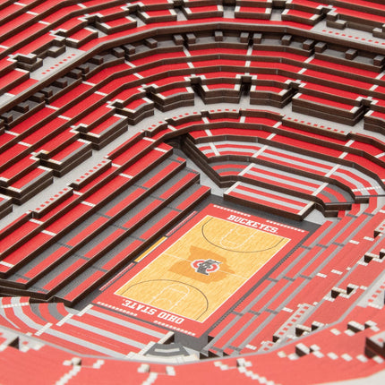Ohio State Buckeyes 25-Layer StadiumViews 3D Wall Art