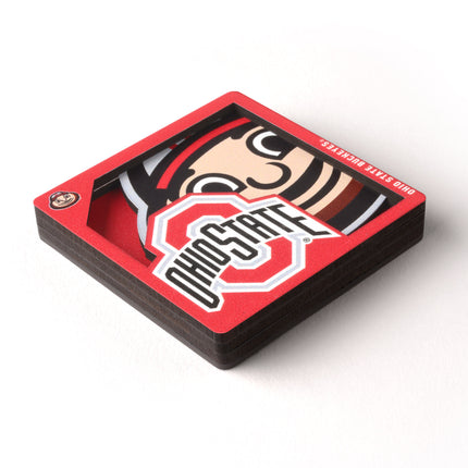 Ohio State Buckeyes 3D Logo Series Magnet