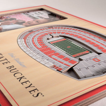 Ohio State Buckeyes 3D StadiumView Picture Frame