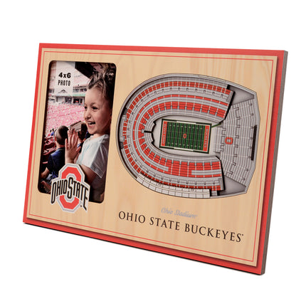 Ohio State Buckeyes 3D StadiumView Picture Frame