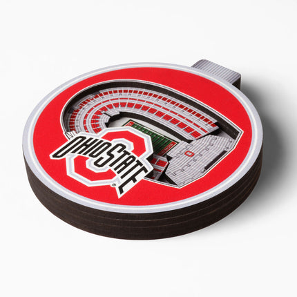 Ohio State Buckeyes 3D StadiumView Ornaments