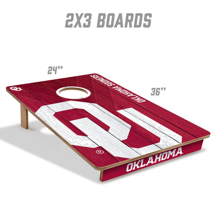 Oklahoma Sooners 2x3 Cornhole