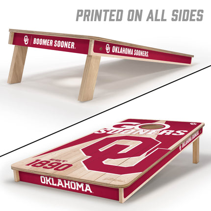 Oklahoma Sooners 2x4 Cornhole Boards
