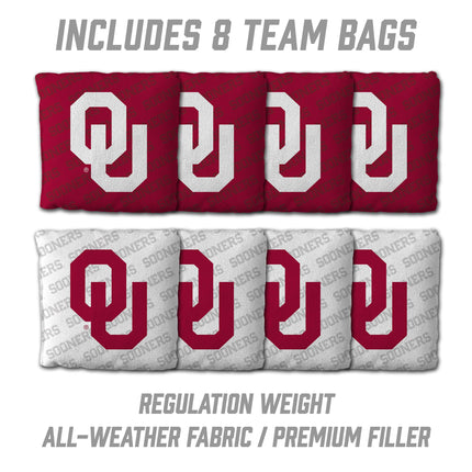 Oklahoma Sooners 2x4 Cornhole Boards