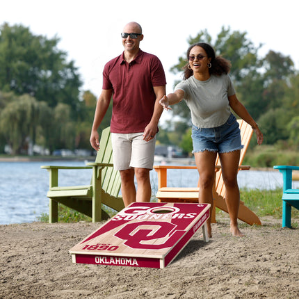 Oklahoma Sooners 2x4 Cornhole Boards