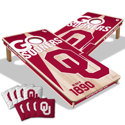 Oklahoma Sooners 2x4 Cornhole Boards