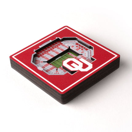 Oklahoma Sooners 3D StadiumView Magnets