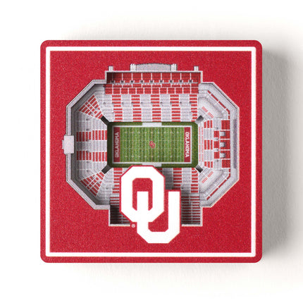 Oklahoma Sooners 3D StadiumView Magnets