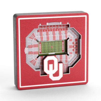 Oklahoma Sooners 3D StadiumView Magnets