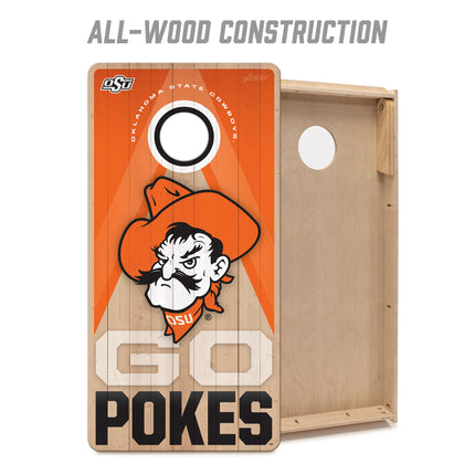 Oklahoma State Cowboys 2x4 Slogan Series Cornhole Boards
