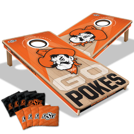 Oklahoma State Cowboys 2x4 Slogan Series Cornhole Boards