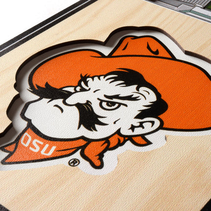 Oklahoma State Cowboys 3D Stadium 6x19 Banners