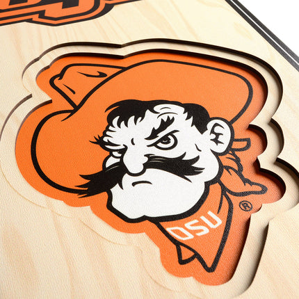 Oklahoma State Cowboys 8x32 3D Stadium Banner