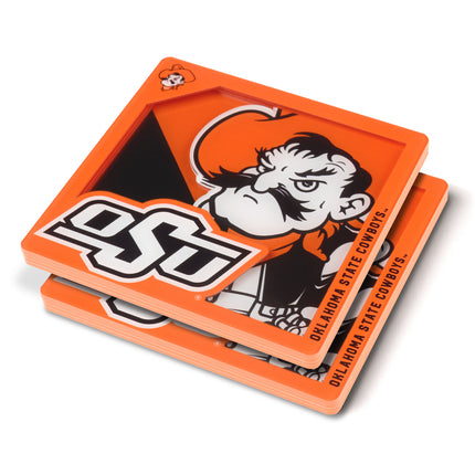 Oklahoma State Cowboys 3D Logo Series Coasters