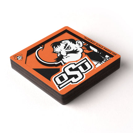 Oklahoma State Cowboys 3D Logo Series Magnet