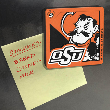 Oklahoma State Cowboys 3D Logo Series Magnet