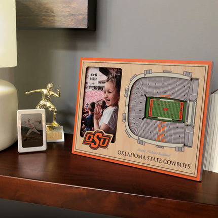 Oklahoma State Cowboys 3D StadiumView Picture Frame
