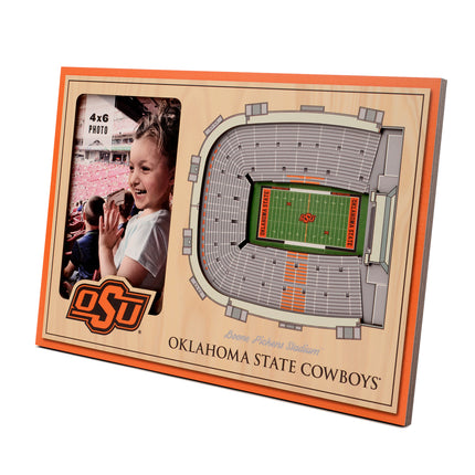 Oklahoma State Cowboys 3D StadiumView Picture Frame