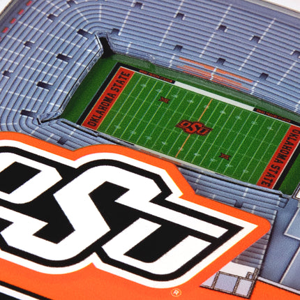 Oklahoma State Cowboys 3D Stadium View Coasters