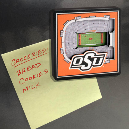 Oklahoma State Cowboys 3D StadiumView Magnets
