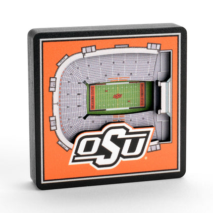 Oklahoma State Cowboys 3D StadiumView Magnets