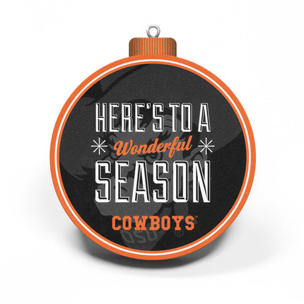 Oklahoma State Cowboys 3D StadiumView Ornaments