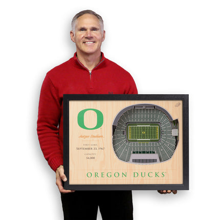 Oregon 25-Layer StadiumViews 3D Wall Art