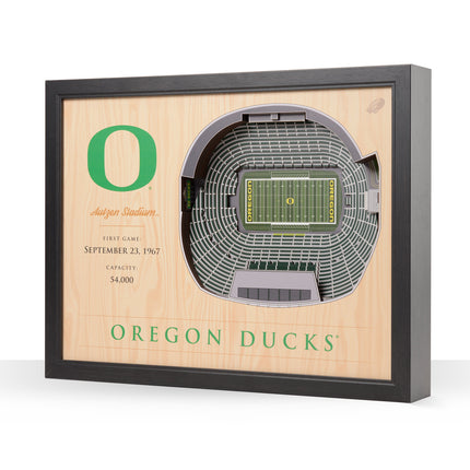 Oregon 25-Layer StadiumViews 3D Wall Art
