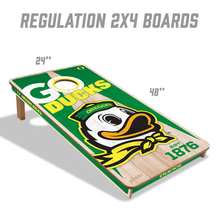 Oregon Ducks 2x4 Cornhole Boards