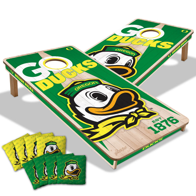 Oregon Ducks 2x4 Cornhole Boards