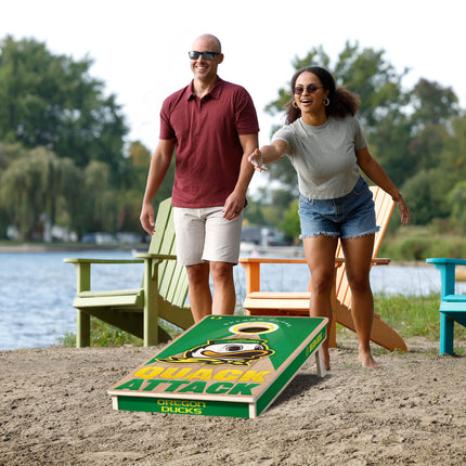 Oregon Ducks 2x4 Slogan Series Cornhole Boards