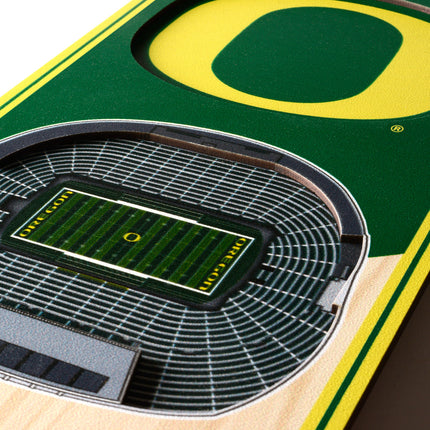 Oregon Ducks 3D Stadium 6x19 Banners