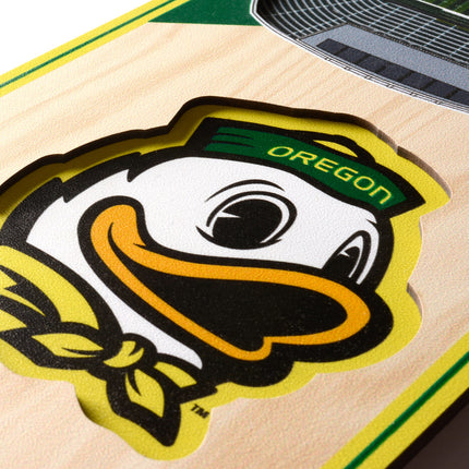 Oregon Ducks 3D Stadium 6x19 Banners