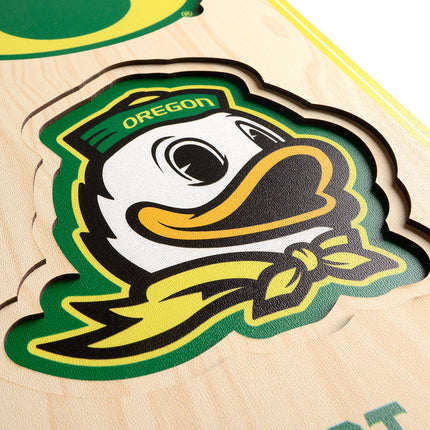 Oregon Ducks 8x32 3D Stadium Banner
