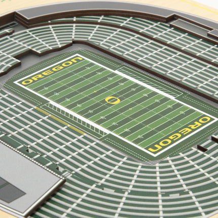 Oregon Ducks 5-Layer 3D StadiumView Wall Art