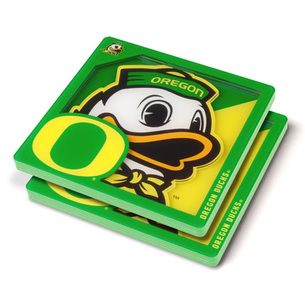 Oregon Ducks 3D Logo Series Coasters