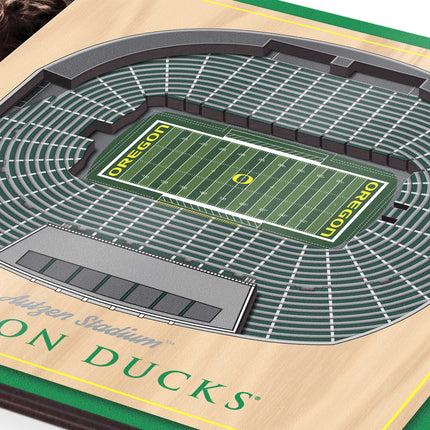 Oregon Ducks 3D StadiumView Picture Frame
