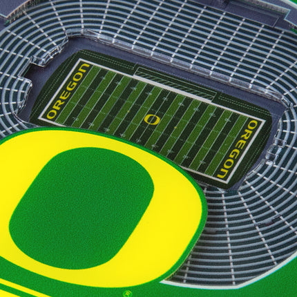Oregon Ducks 3D Stadium View Coasters