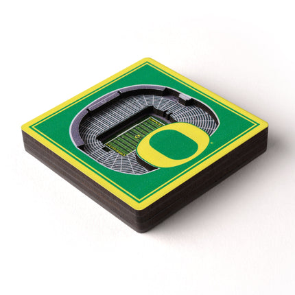 Oregon Ducks 3D StadiumView Magnets