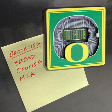 Oregon Ducks 3D StadiumView Magnets